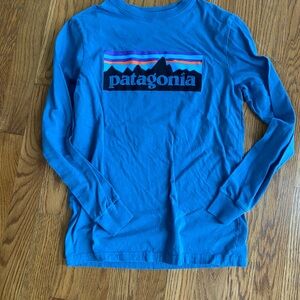 Patagonia Blue Long Sleeve Shirt
